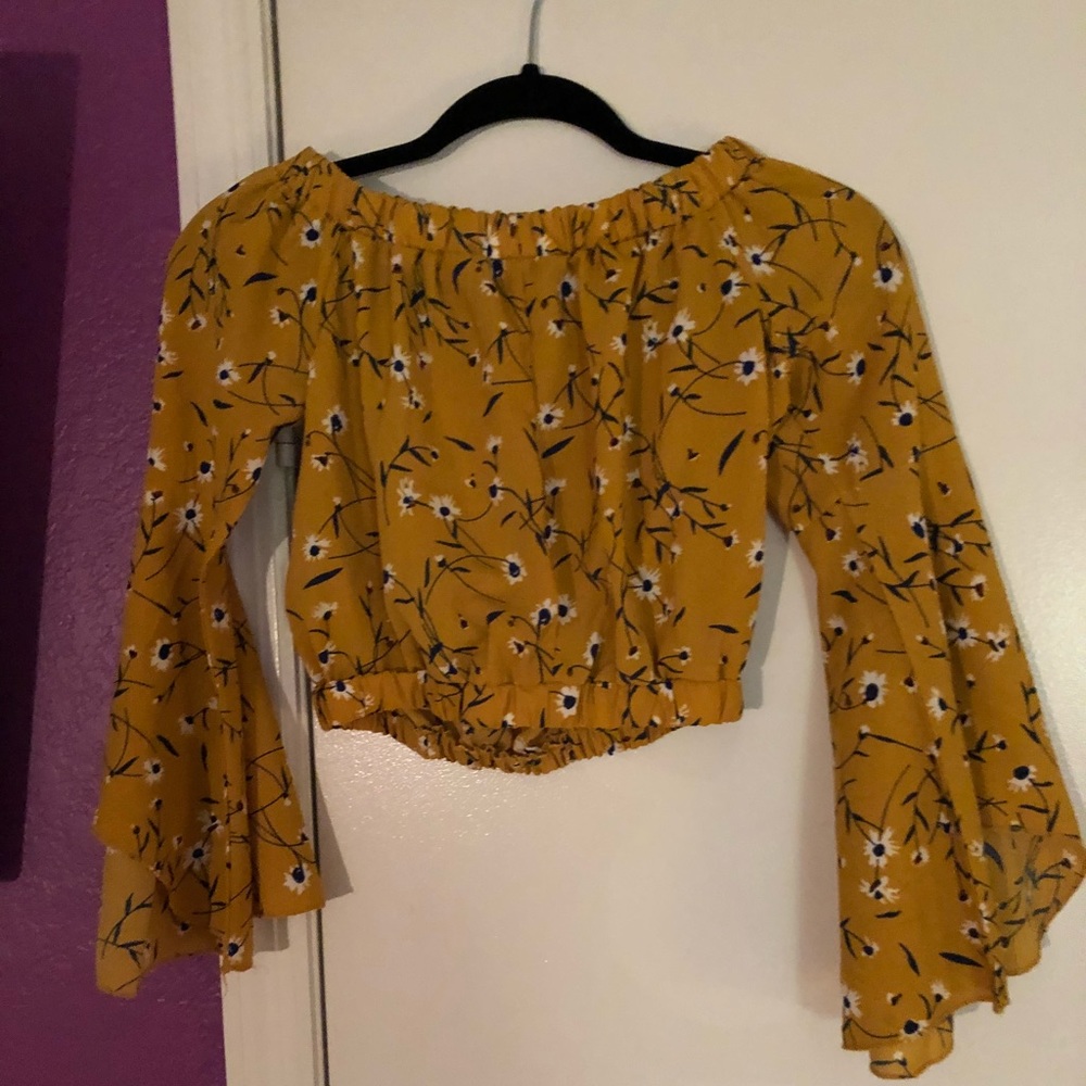 Floral crop top